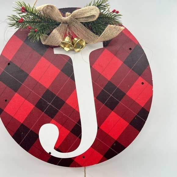 3-Piece Christmas Wreath Decoration Set, JOY - Picture 4 of 10